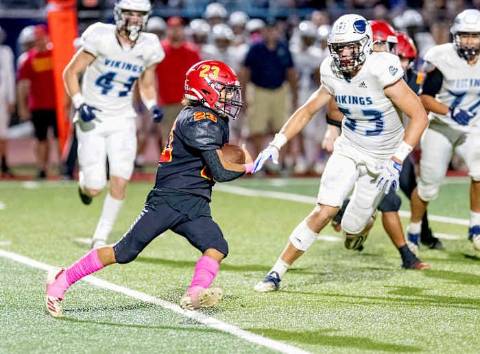 Almond Bowl 2022 Pleasant Valley at Chico Gary Jones Oct. 14 2022 5937